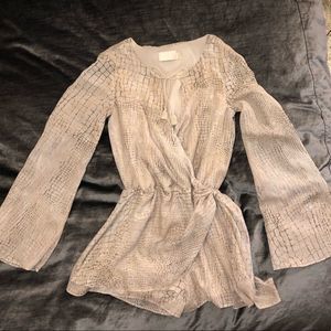 The Jet set Diaries Python Romper